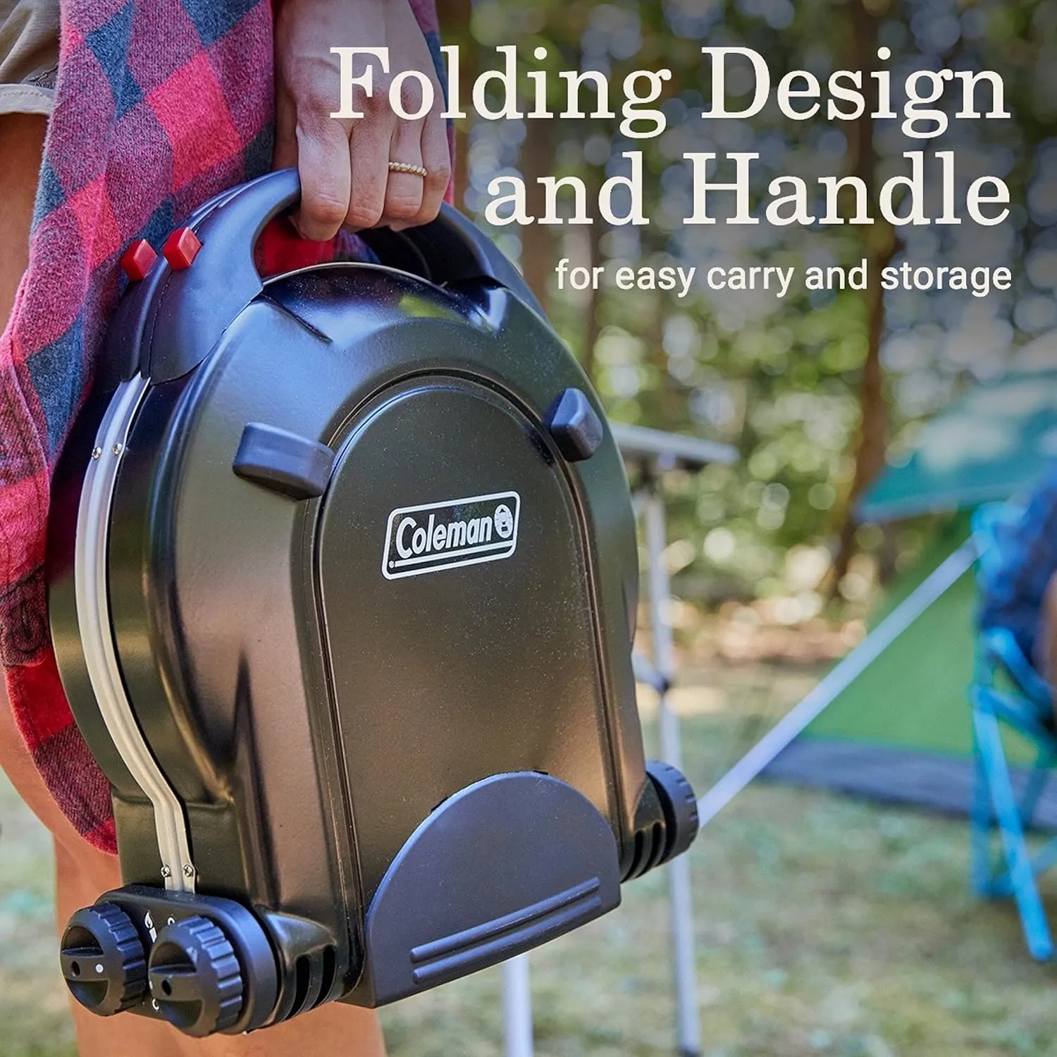 Coleman Fold N Go 2-Burner Propane Camping Stove with InstaStart Ignition and PerfectFlow