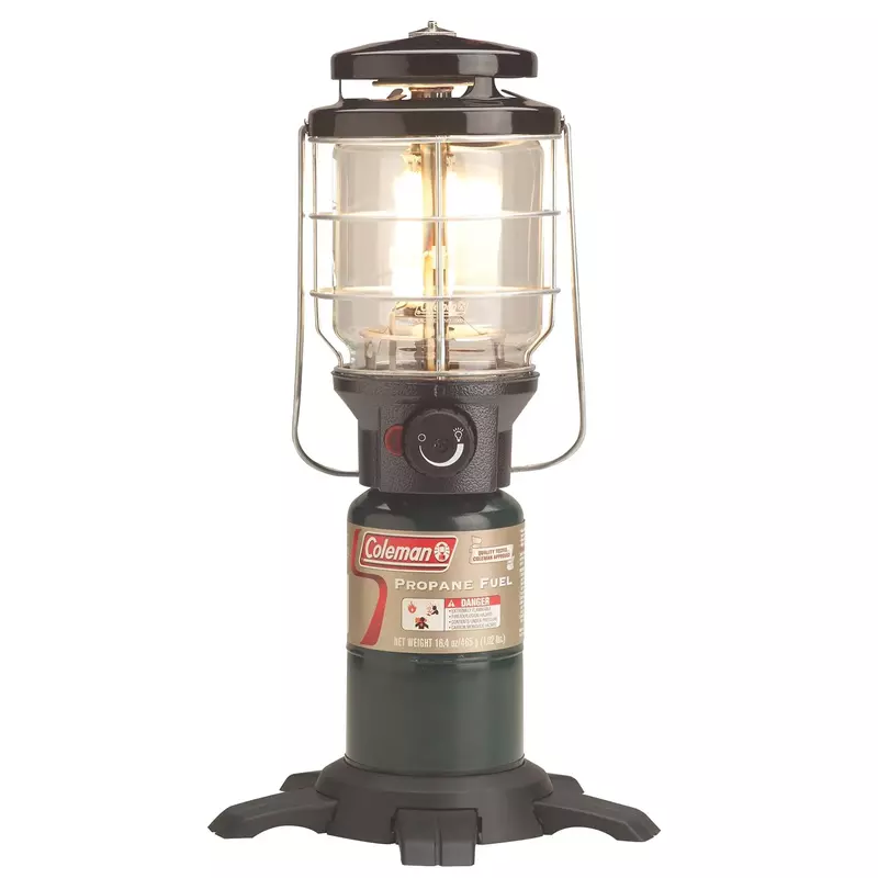 Coleman NorthStar 1500 Lumens Gas Lantern with Matchless Lighting, Folding Propane Lantern with Mantles & Globe for Camping
