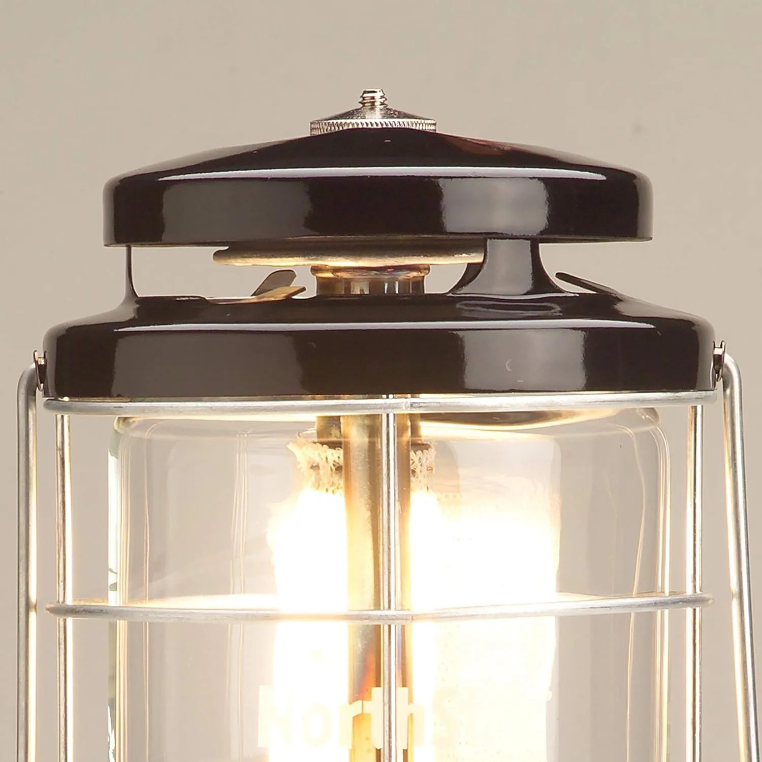 Coleman NorthStar 1500 Lumens Gas Lantern with Matchless Lighting, Folding Propane Lantern with Mantles & Globe for Camping