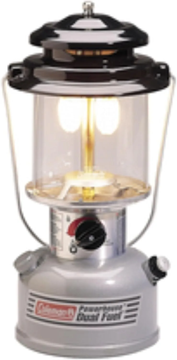 Coleman Powerhouse Dual Fuel Lantern - 800 Lumens, InstaClip Lantern Mantles