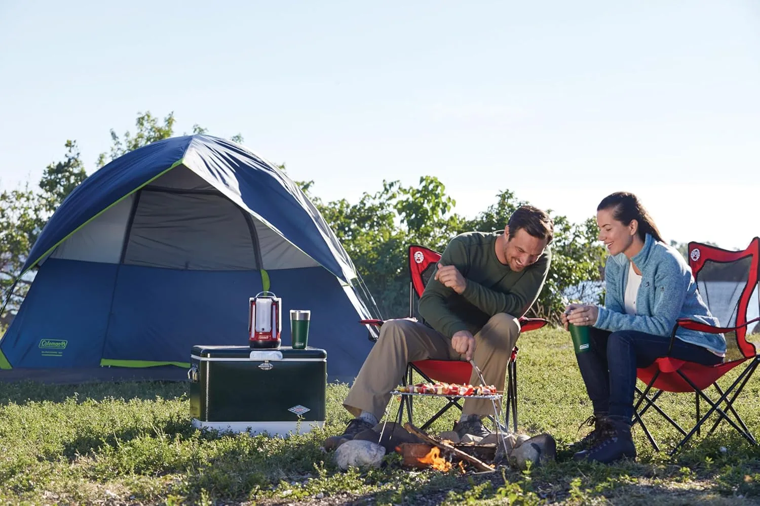COLEMAN Sundome Camping Tent with Rainfly and WeatherTec