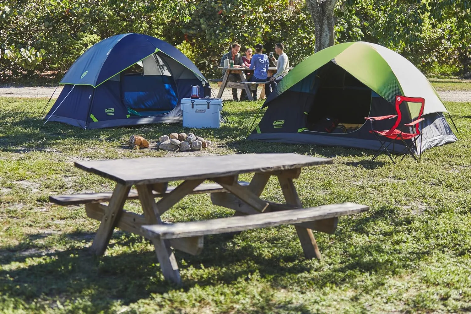 COLEMAN Sundome Camping Tent with Rainfly and WeatherTec