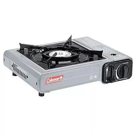 Coleman Table Top 1 Burner Butane Camping Stove - Grey