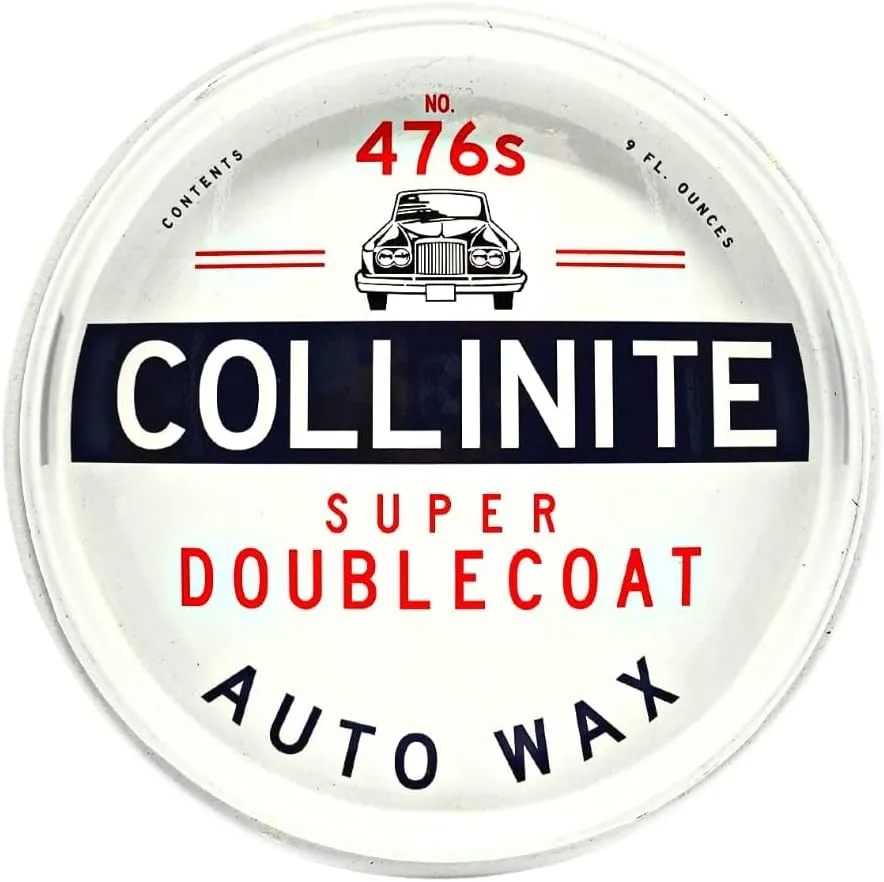 Collinite 476 Super Doublecoat Wax-Carnauba + Polymer Sealant - High Gloss Shine + Ultra Durable Hydrophobic Beading