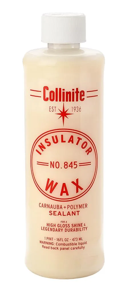 Collinite 845 Insulator Wax-Easy to Use Carnauba+Polymer Wax Sealant-High Gloss Shine+Durable Hydrophobic Beading & Long