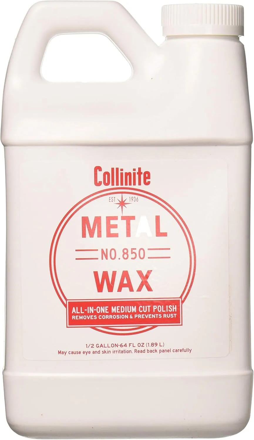 Collinite 850 Metal Wax - Medium Cut Polish - 64oz