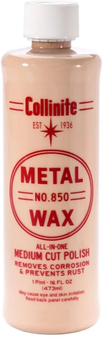 Collinite 850 Metal Wax & Polish Removes Rust & Prevents Oxidation in One Step