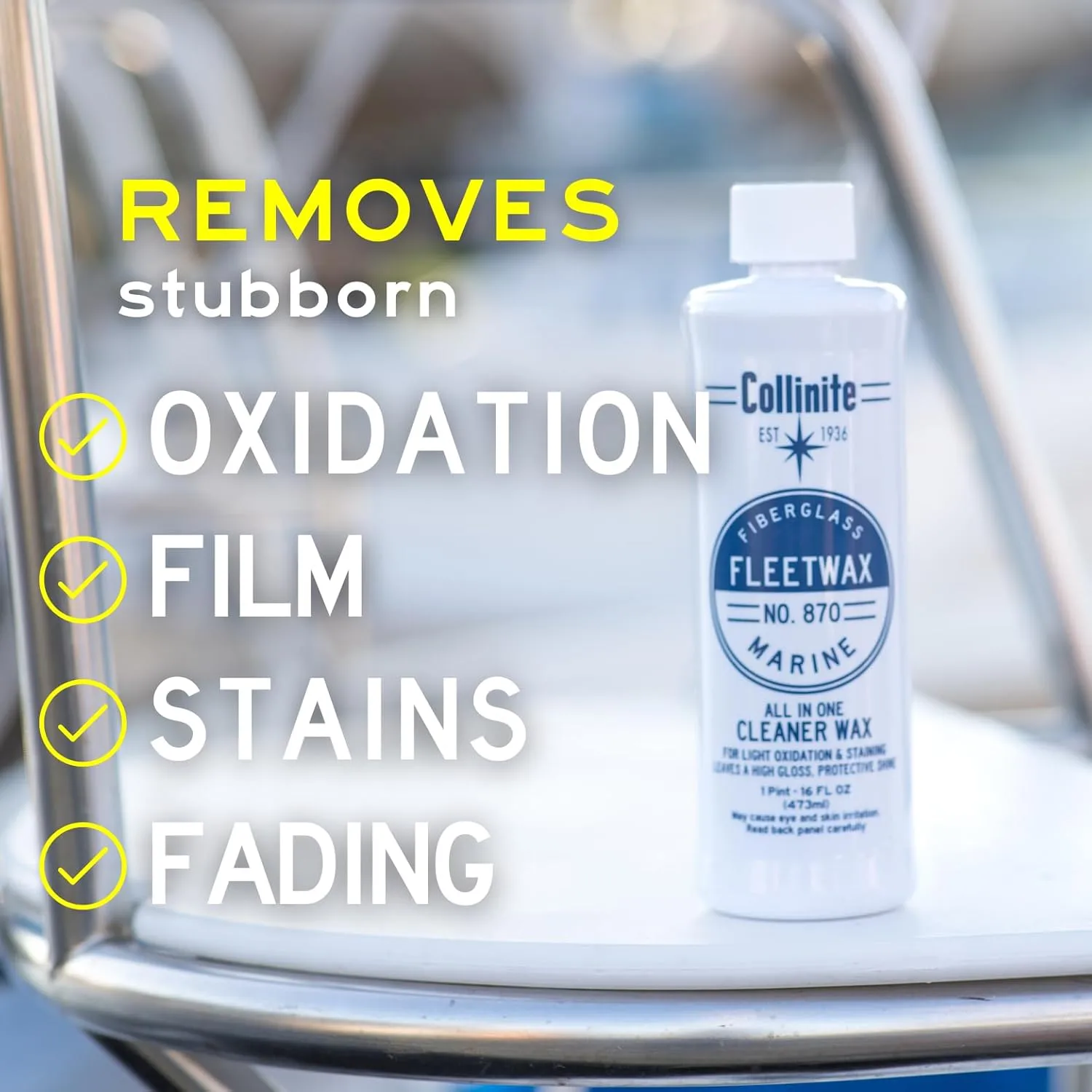 Collinite 870 Marine Fiberglass Fleetwax - 64oz
