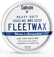 Collinite 885 Fleetwax-Marine & RV Heavy Duty Carnauba+Polymer Wax Sealant-Ultra Durable