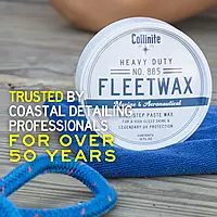 Collinite 885 Fleetwax-Marine & RV Heavy Duty Carnauba+Polymer Wax Sealant-Ultra Durable