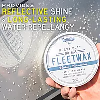Collinite 885 Fleetwax-Marine & RV Heavy Duty Carnauba+Polymer Wax Sealant-Ultra Durable