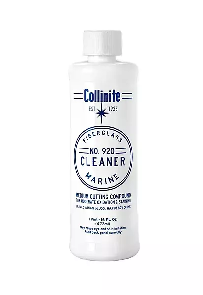 COLLINITE 920 Cleaner-Marine/RV Stain, Water Spot & Oxidation Remover. Easy to Use Heavy Duty Cleaning Compound Restores