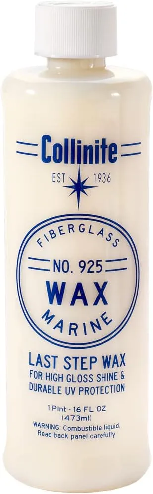 Collinite 925 Wax- Marine/RV Carnauba + Polymer Wax Sealant for Long-Lasting Fiberglass Protection. Easy to Apply+DA