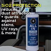 COLLINITE No. 21 All-in Universal Ceramic Interior Detailer – Easy Spray & Wipe Cleaner + SiO2 UV Protection for Leather