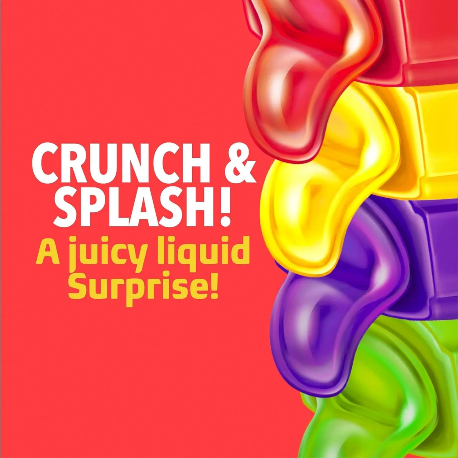 Colombina Sweet Delights Assorted Filled Candy, Rainbow Variety Pack, Individually Wrapped, Ideal for Parties, Birthdays