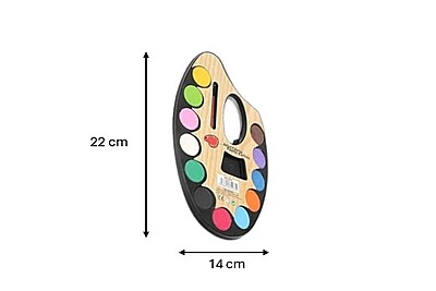Kids Water Color Mixing Palette