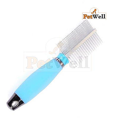 Petwell COMB GELHANDLE DOUBLE