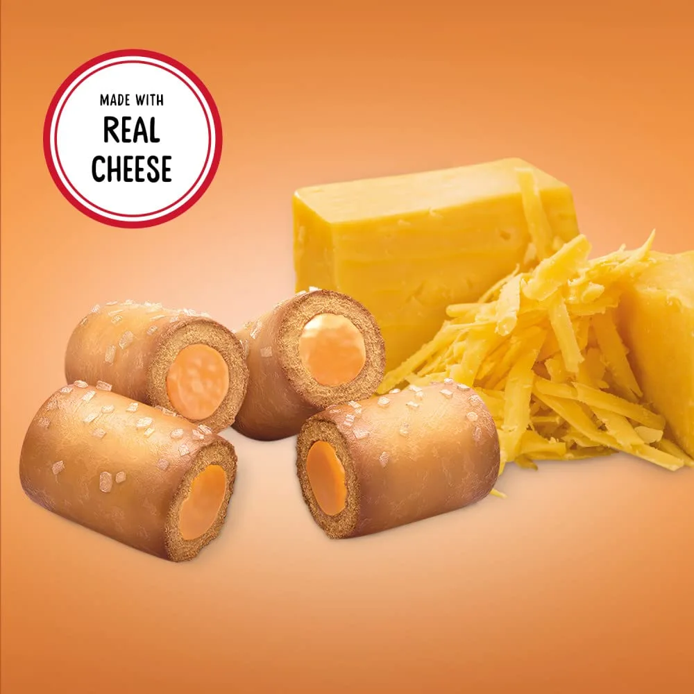 COMBOS Cheddar Cheese and Pretzels Snack Bags 1.8 Ounce, Pack of 18, Baked Pretzel and Cheese Snacks COMBOS Bulk Box Cheddar