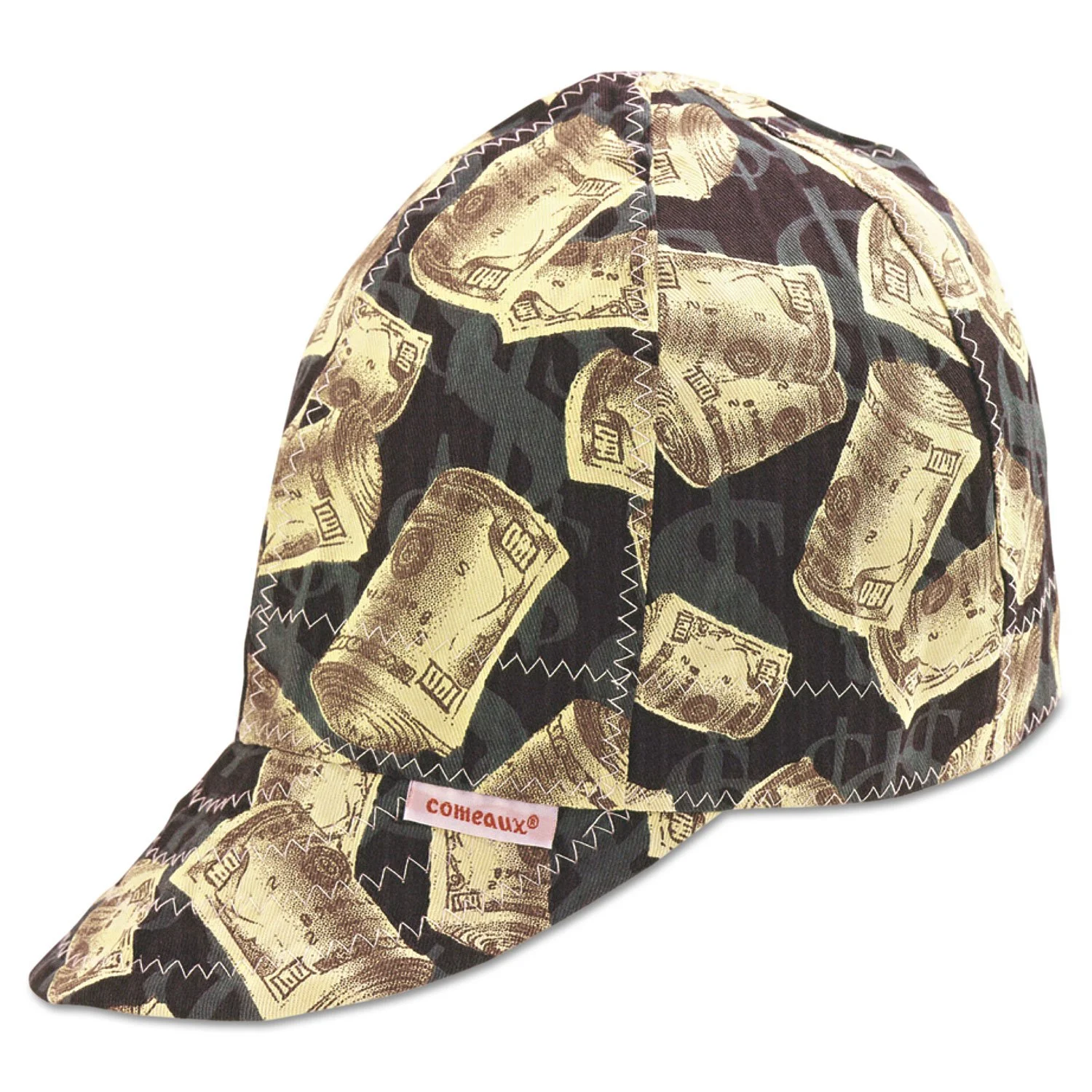Comeaux Caps 10758 Deep Round Crown Caps, 7 5/8", Assorted Prints