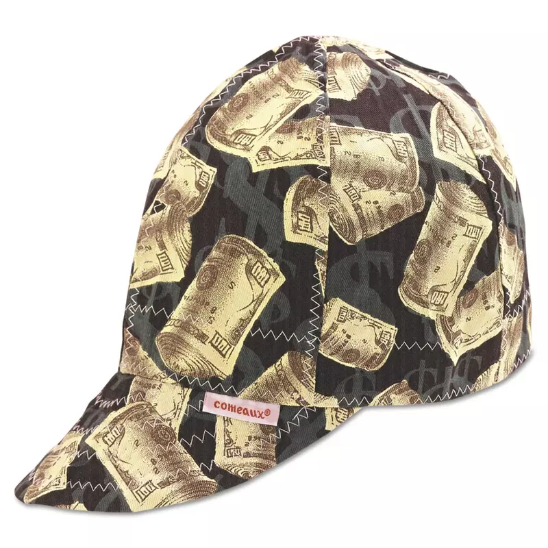 Comeaux Caps 10758 Deep Round Crown Caps, 7 5/8", Assorted Prints