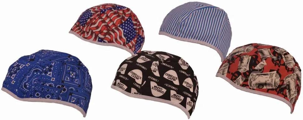 Comeaux Caps Men's Skull Cap Medium Assorted Prints
