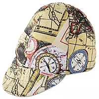 Reversible Soft Brim Comfort Crown Cap, Cotton, Asst Colors, Size 7 1/4, 12/Pack