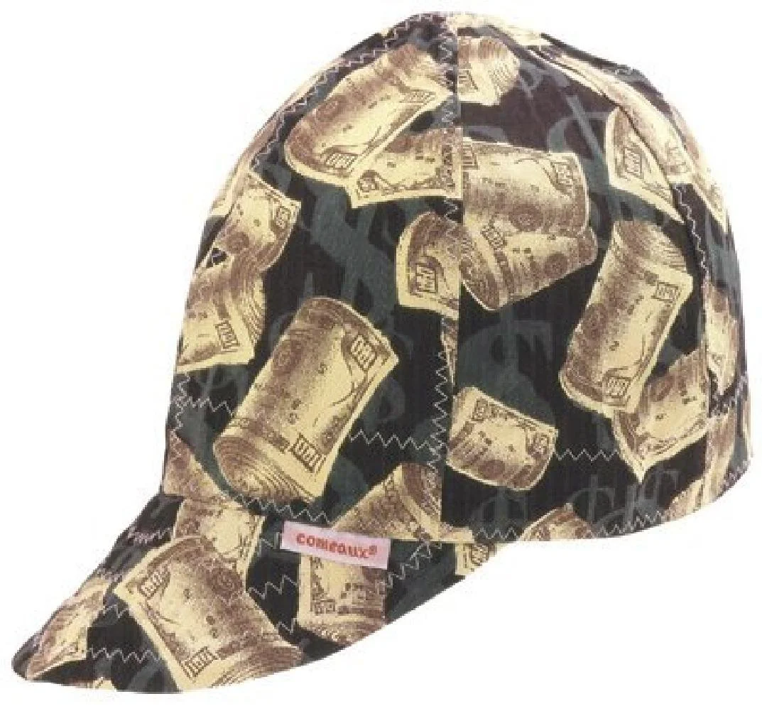 Comeaux Caps 118-1000-6-3/4 Deep Round Crown Caps, 6 3/4", Assorted Prints