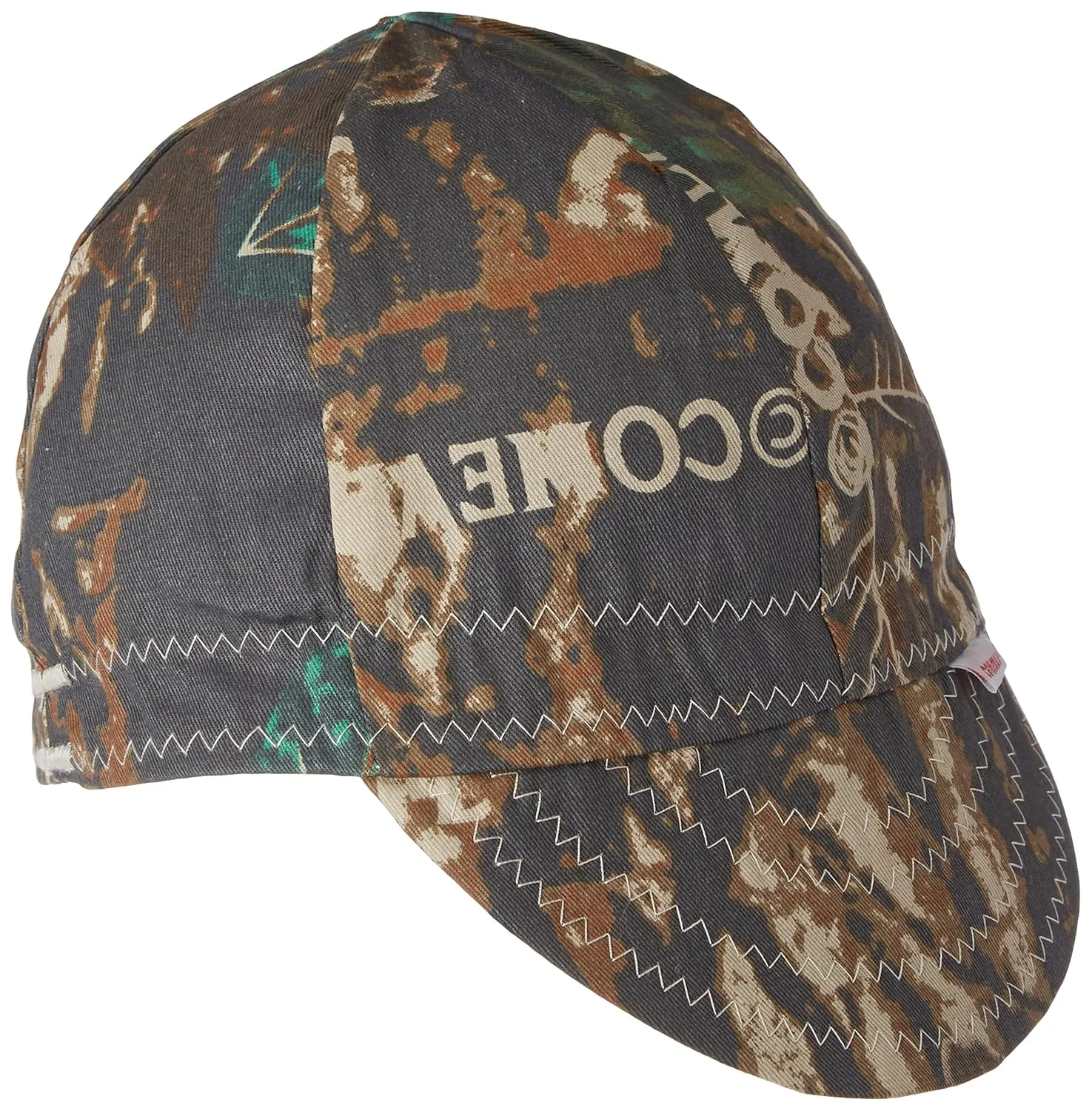 Comeaux Caps Reversible Camouflage Cap Size 7 5/8" | 100% Cotton, Durable Work Hat for Men & Women