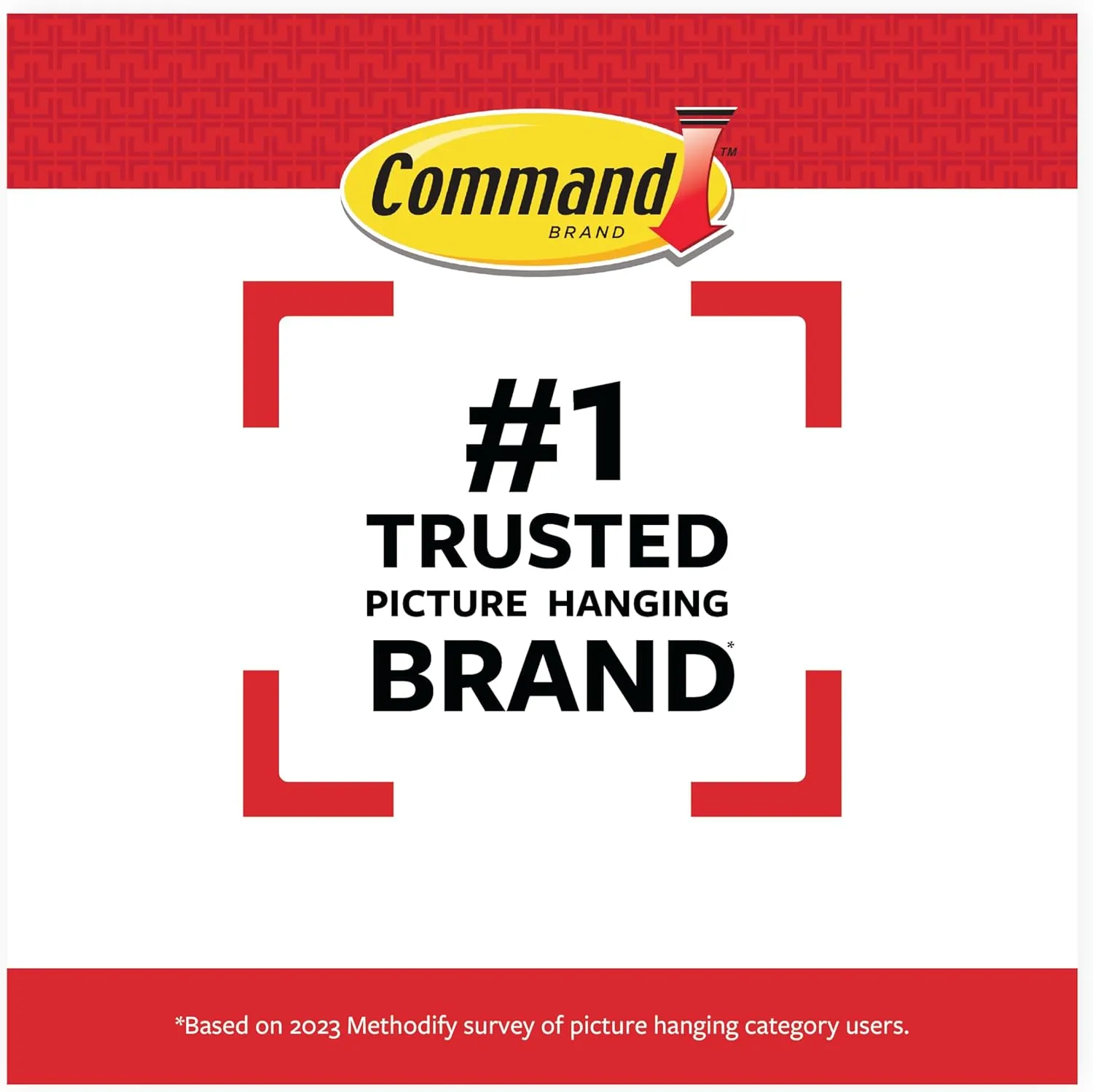 Command 20 Lb XL Picture Hanging Strips, 8 Pairs (16 Strips), White