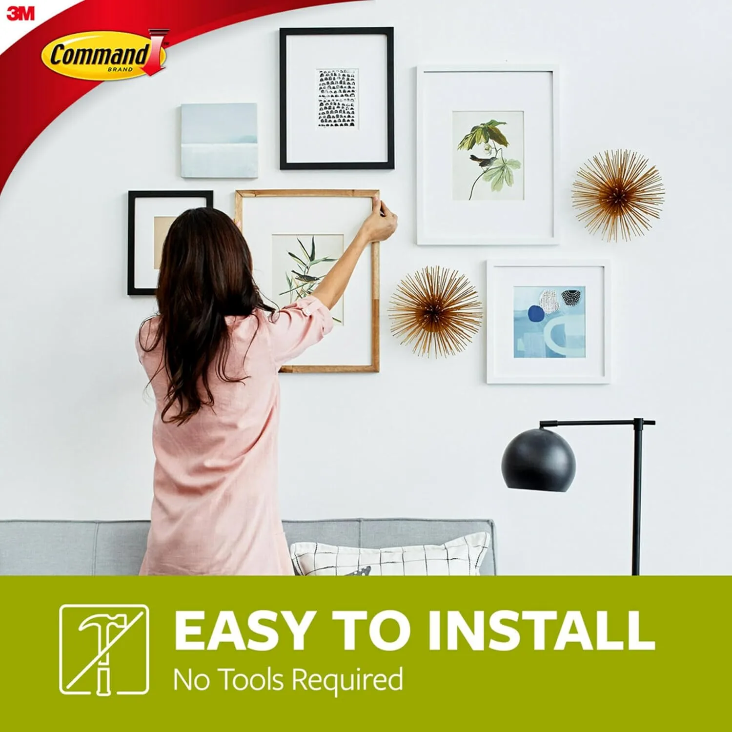 Command 5 lb Universal Picture Hanger with 6 Adhesive Strips