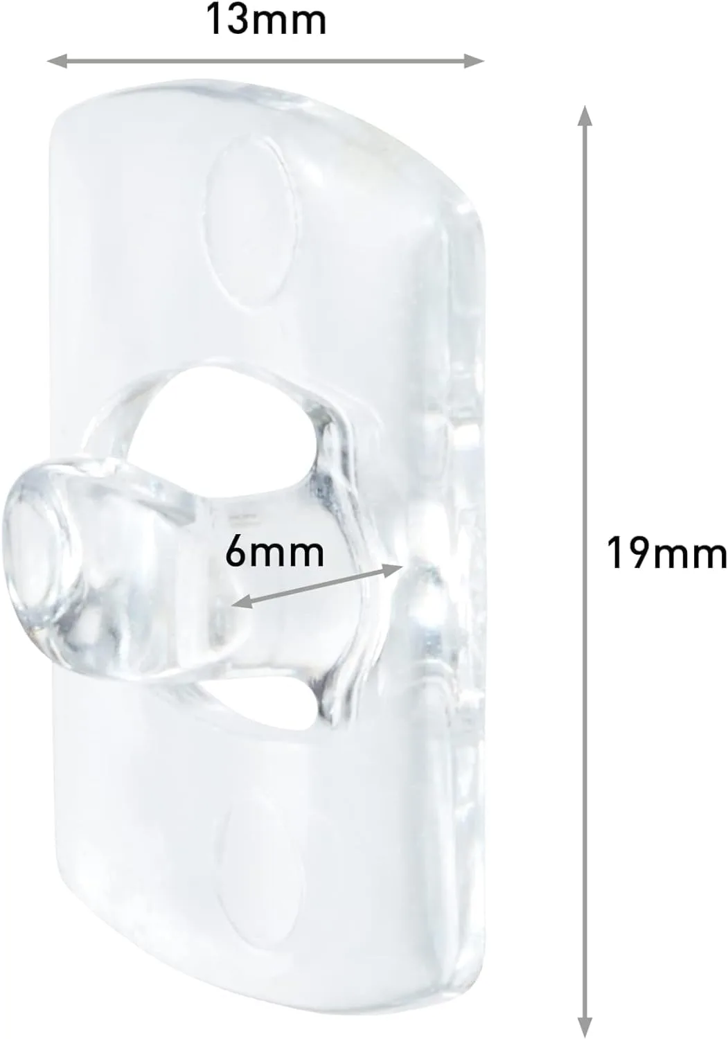 Command Clear Decorating Clips Value Pack - 40 Clear Clips