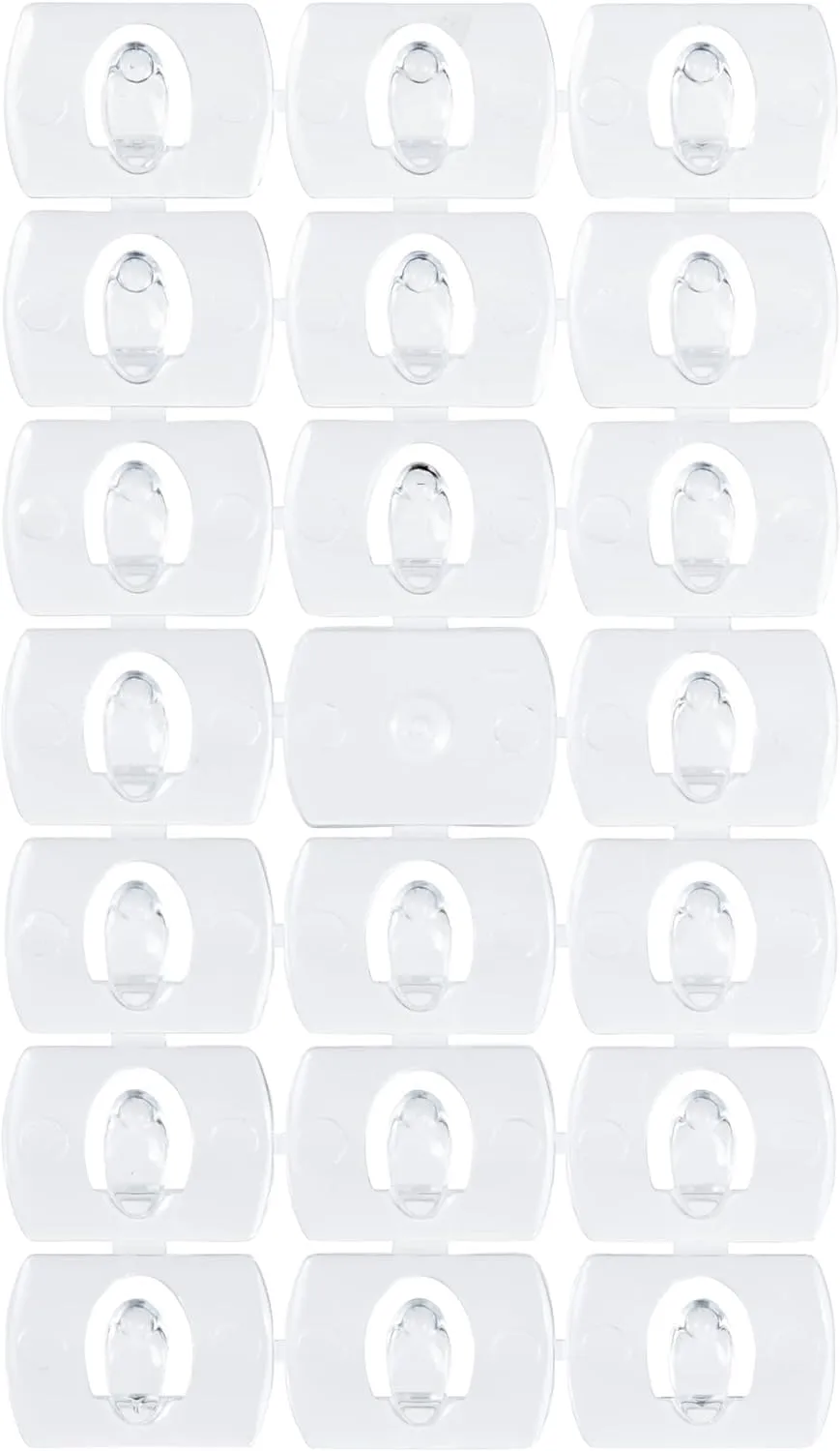 Command Clear Decorating Clips Value Pack - 40 Clear Clips