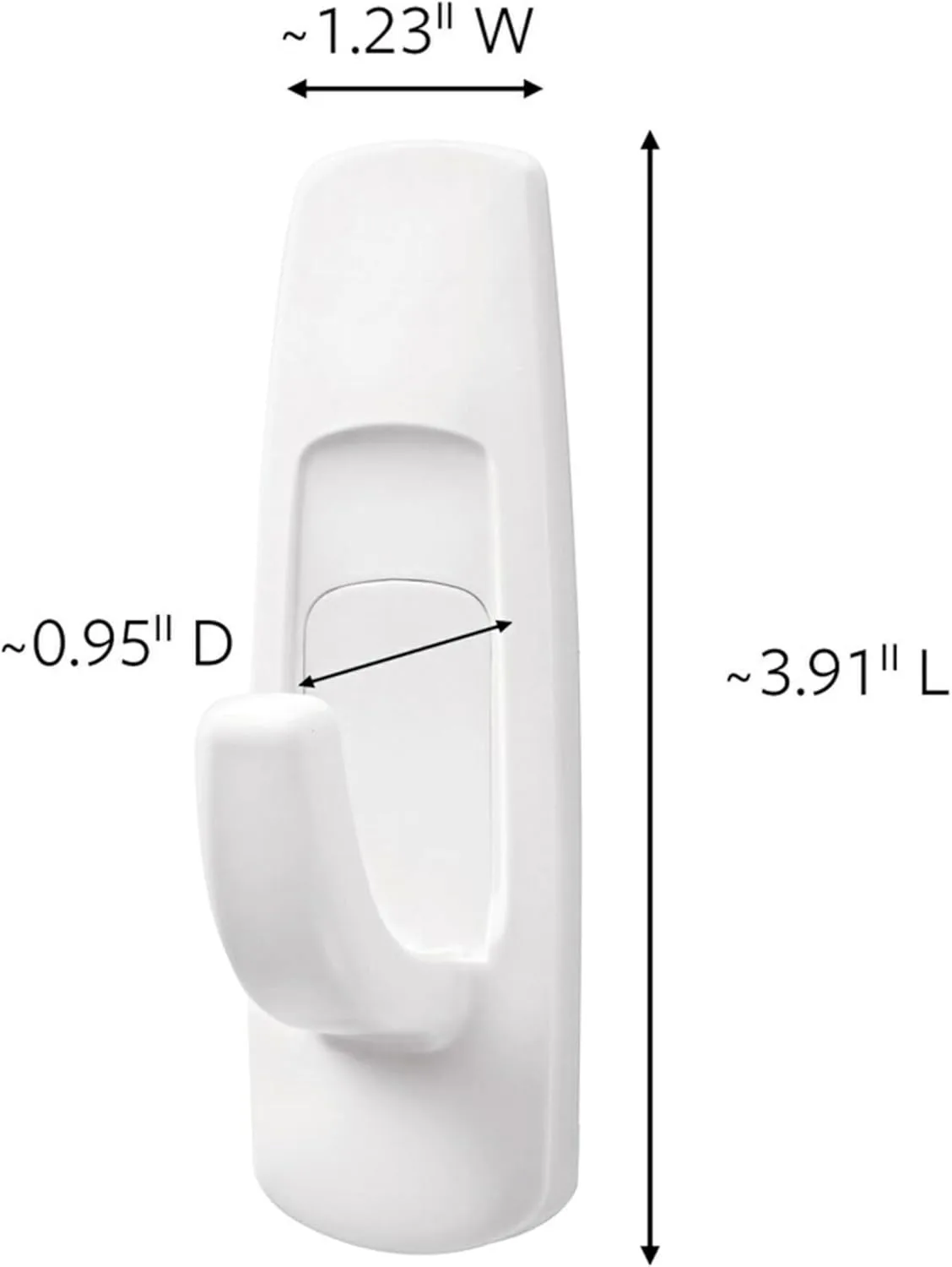 Command Large Utility Hook Mega Pack, White, 14-Hooks, 16-Strips, Organize Damage-Free
