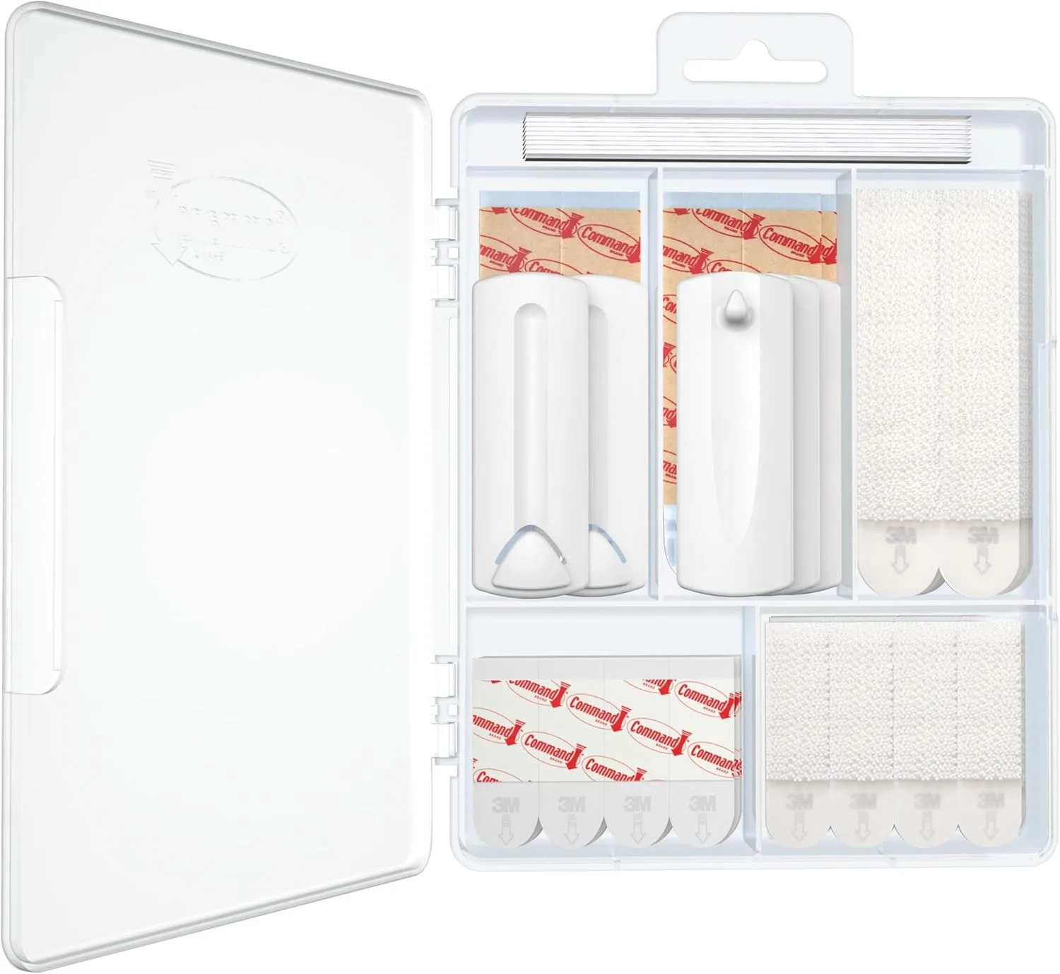 Command Picture Hanging Kit, Assorted Hooks & Strips to Hang Up to 15 Pictures, White