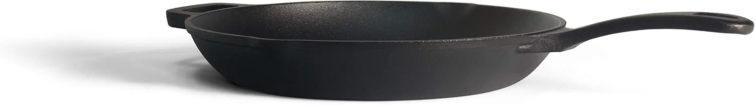 COMMERCIAL CHEF Pre-Seasoned Cast Iron Skillets