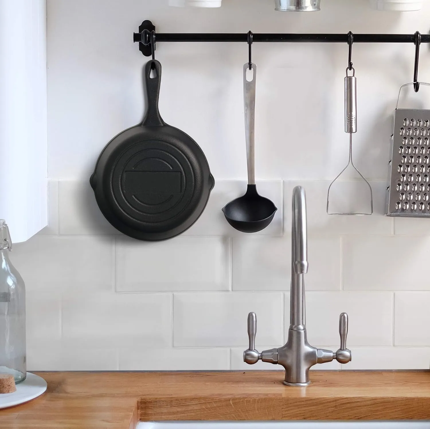 COMMERCIAL CHEF Pre-Seasoned Cast Iron Skillets