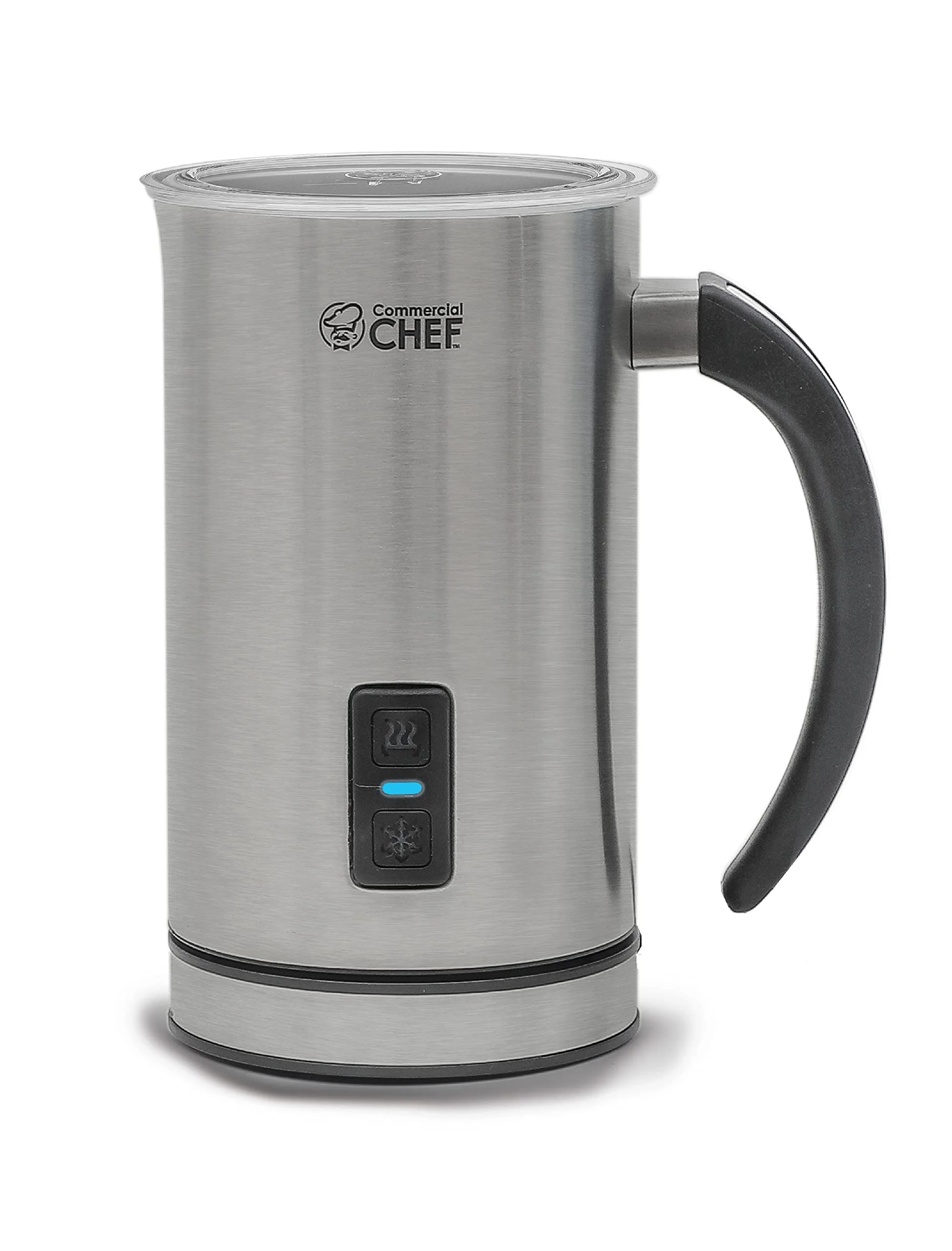 COMMERCIAL CHEF Cordless Milk Frother for Hot and Cold Milk, Cordless Frother, Milk Frother Handheld for Kitchen Coffee Bar