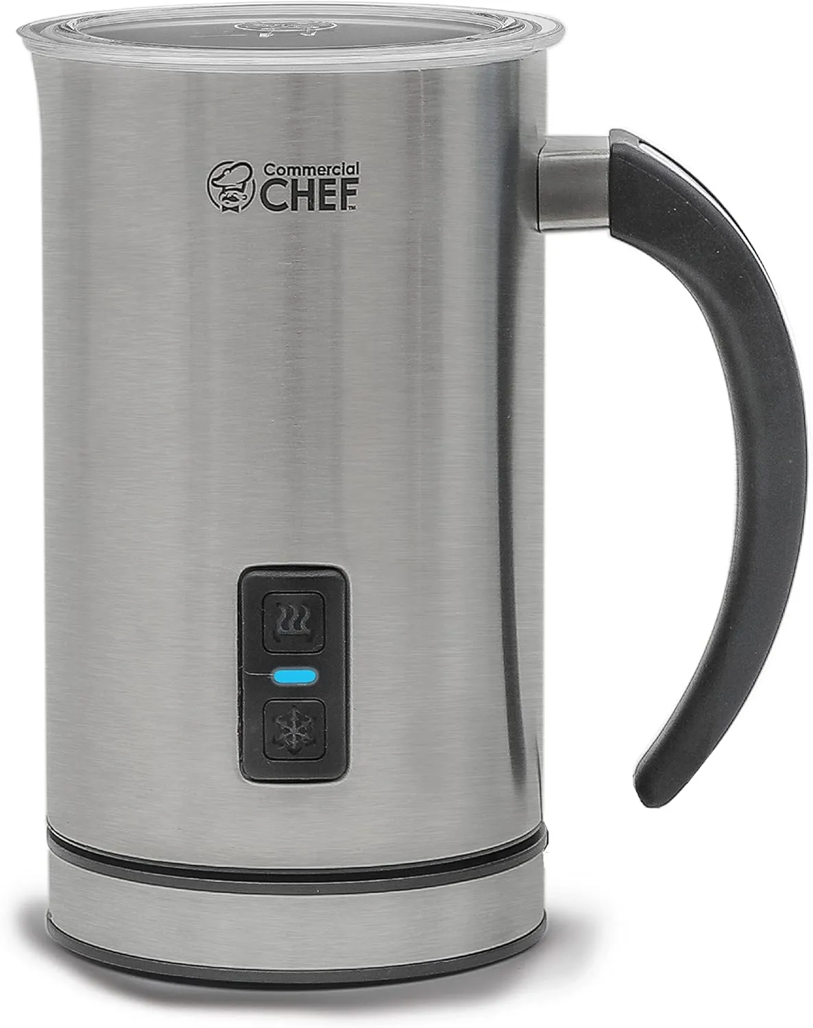 COMMERCIAL CHEF Cordless Milk Frother for Hot and Cold Milk, Cordless Frother, Milk Frother Handheld for Kitchen Coffee Bar