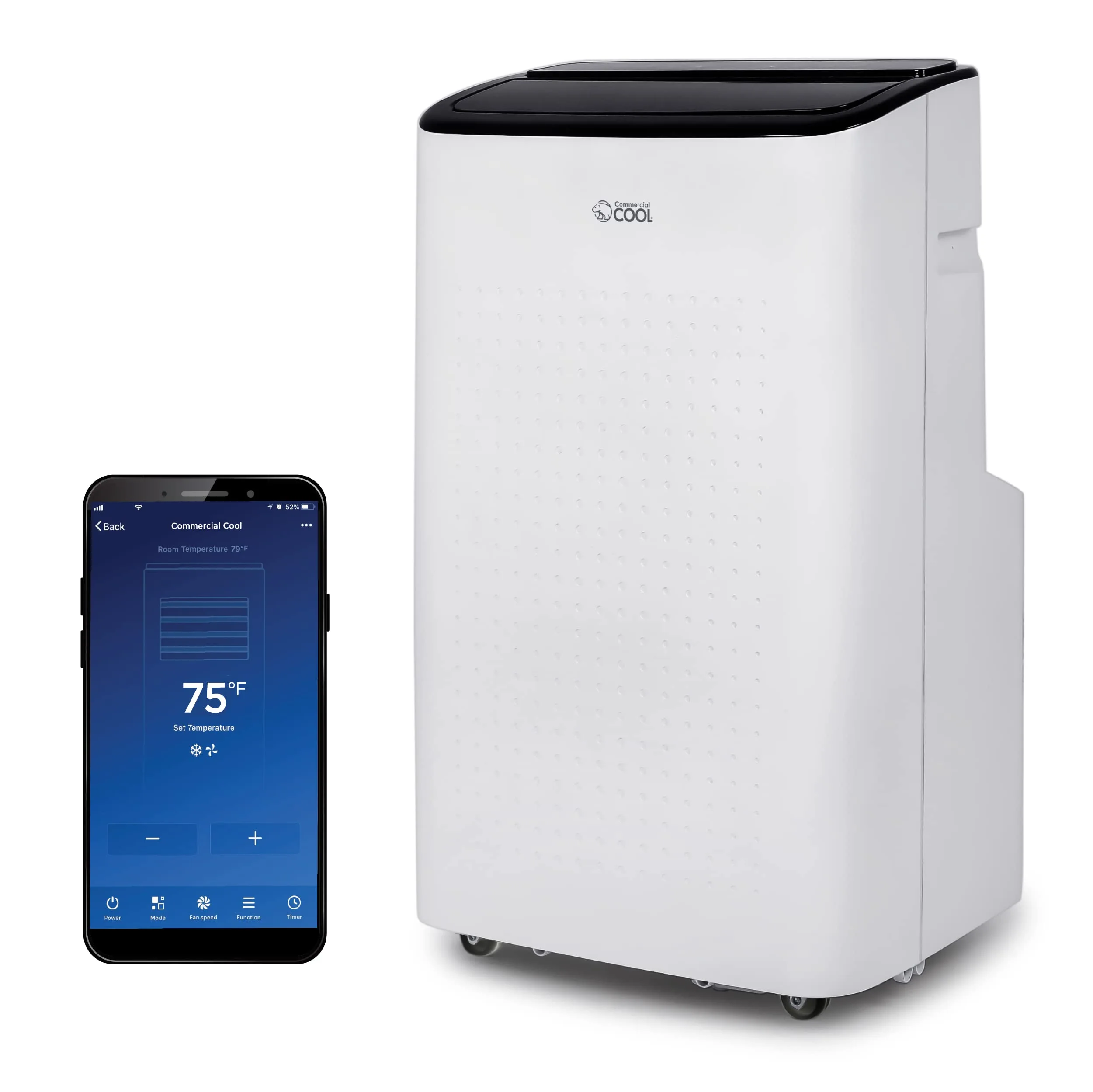 COMMERCIAL COOL Portable Air Conditioner, Dehumidifier & Fan