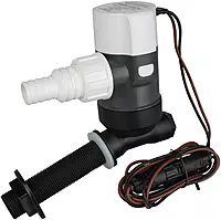 COMMODORE 1100 GPH Angled Livewell Pump - 12V