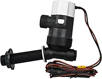 COMMODORE 1100 GPH Angled Livewell Pump - 12V