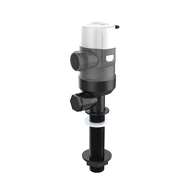 COMMODORE 1100 GPH Vertical Livewell/Baitwell Pump - Long - 12V, 360° Rotation
