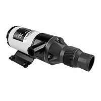 COMMODORE 12 GPM / 45 LPM Open Flow - 12V Macerator Pump for RV & Marine | Quad-Blade Chopping Design | Anti-Clog