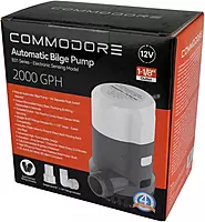 COMMODORE 31B-Series Automatic Bilge Pump - 2000 gallons per hour / 12V