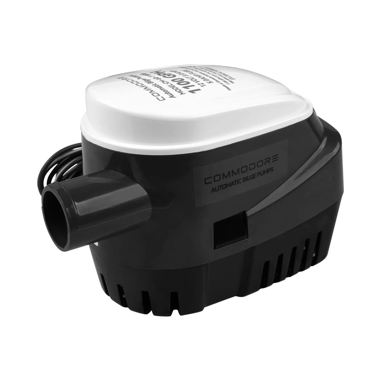 COMMODORE 60-Series 1100GPH / 12V Automatic Bilge Pump