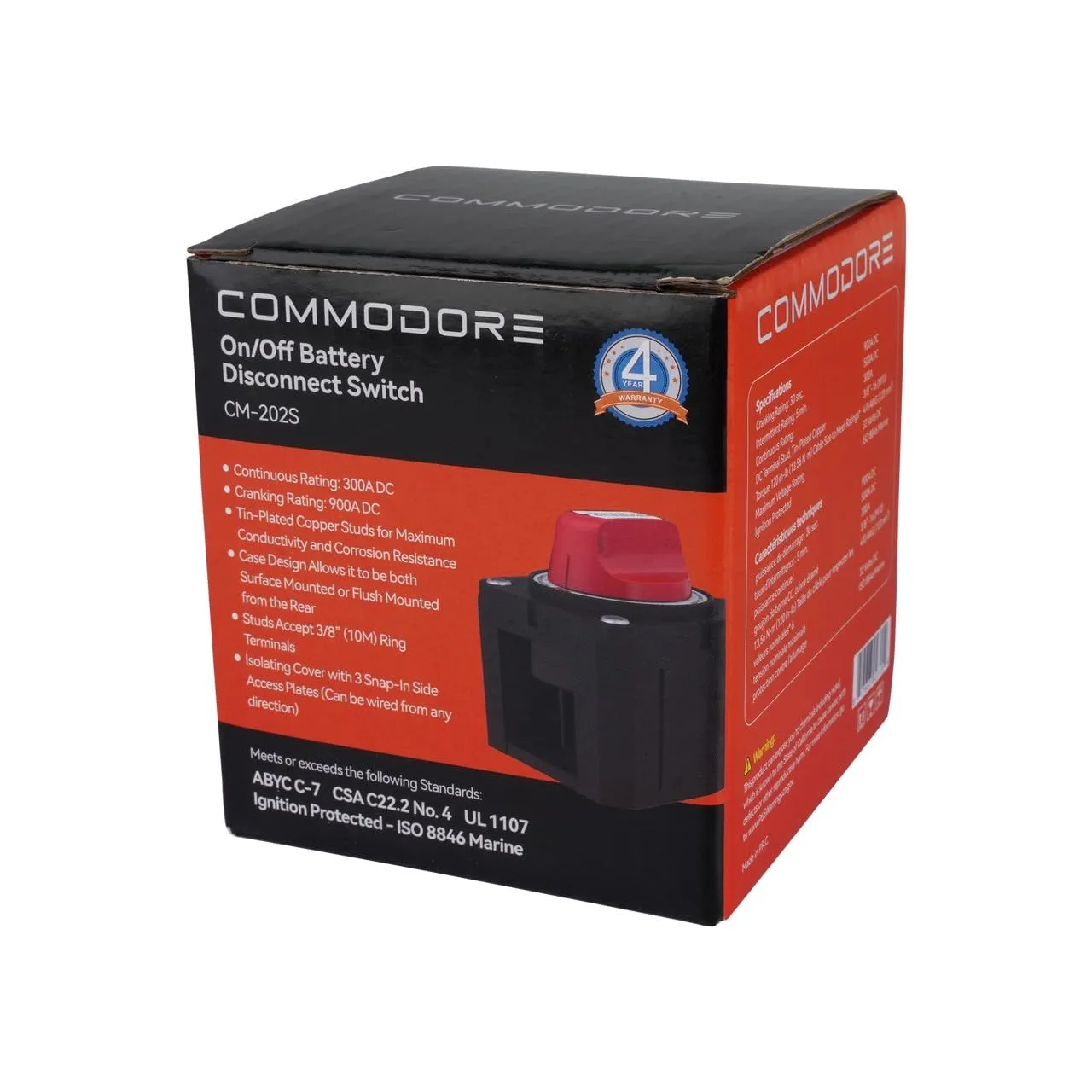 COMMODORE On/Off Battery Disconnect Switch