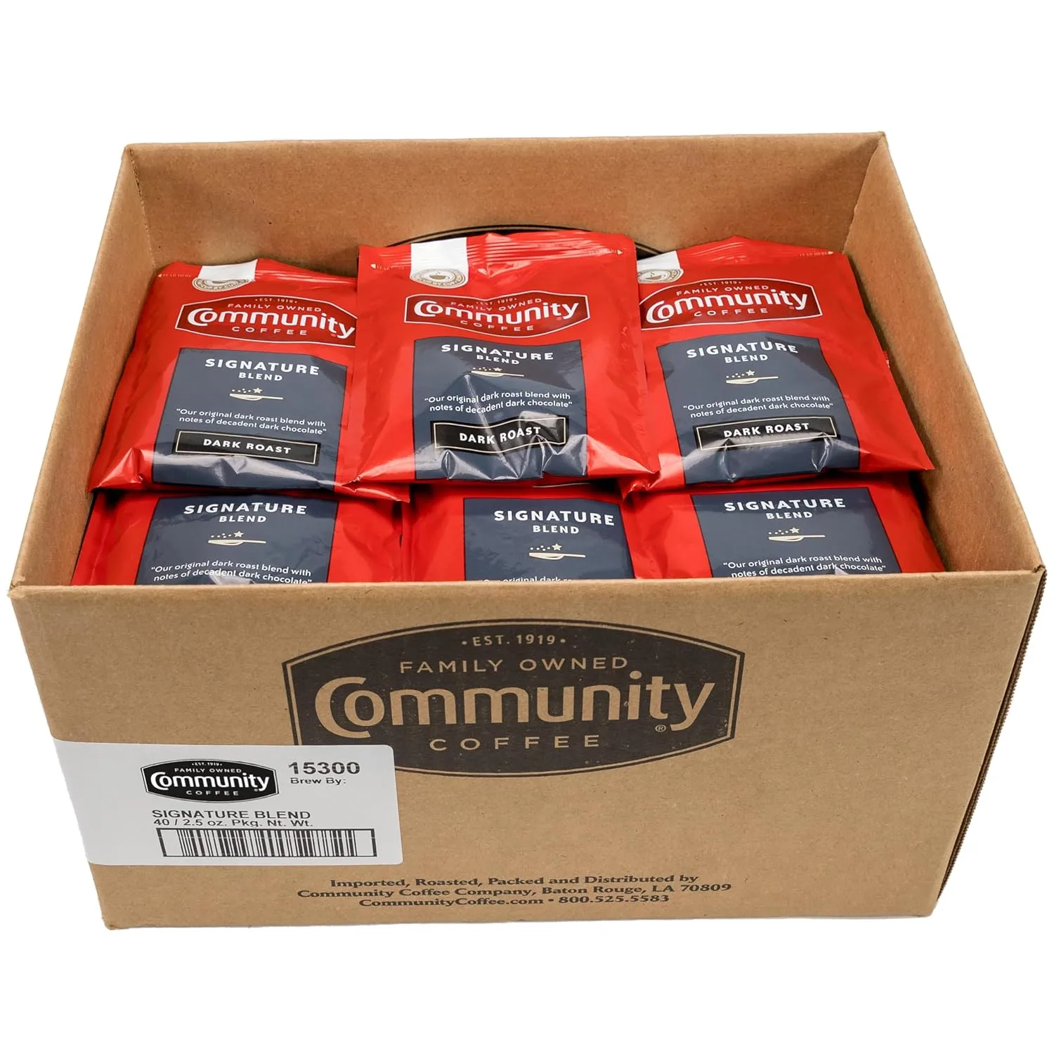 Community Coffee Pre-Measured Ground Coffee Packs