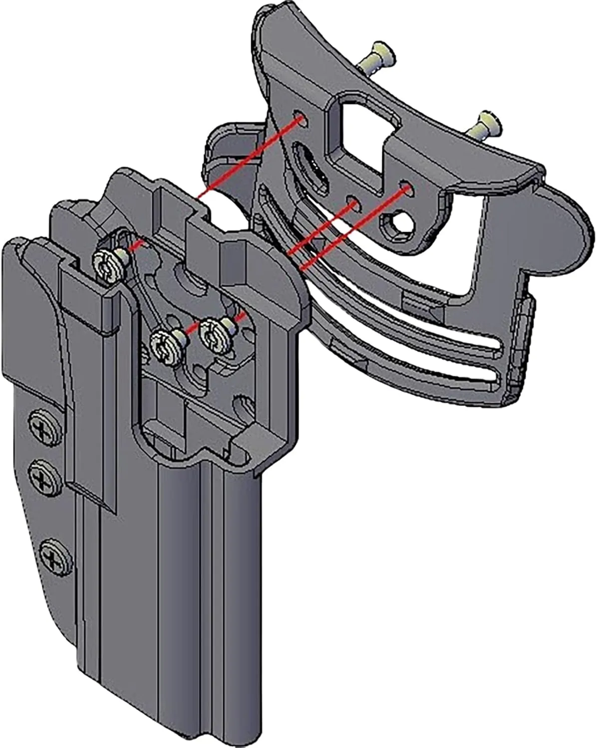 COMP-TAC International OWB Kydex Holster w/ Modular Mounts