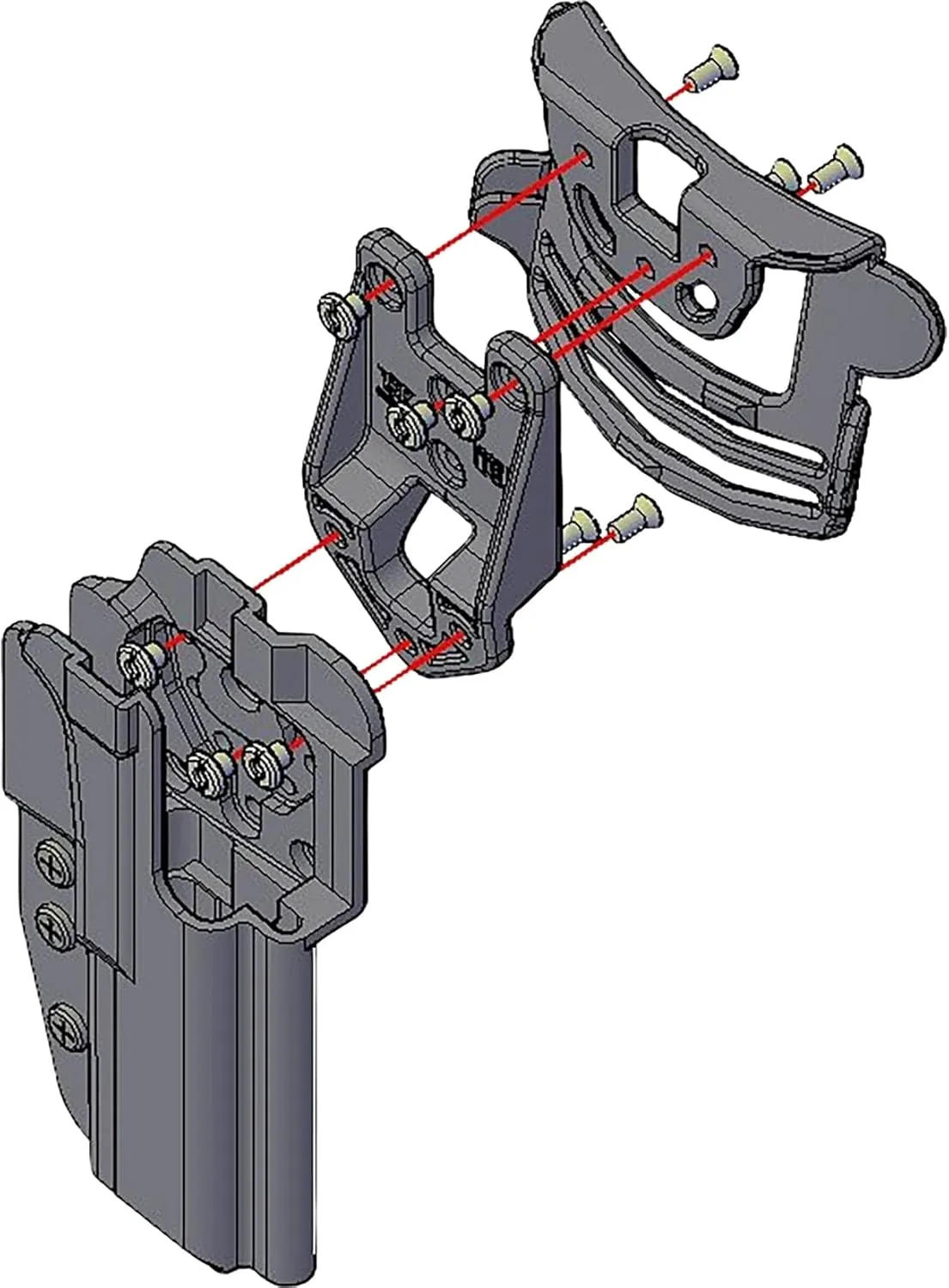 COMP-TAC International OWB Kydex Holster w/ Modular Mounts
