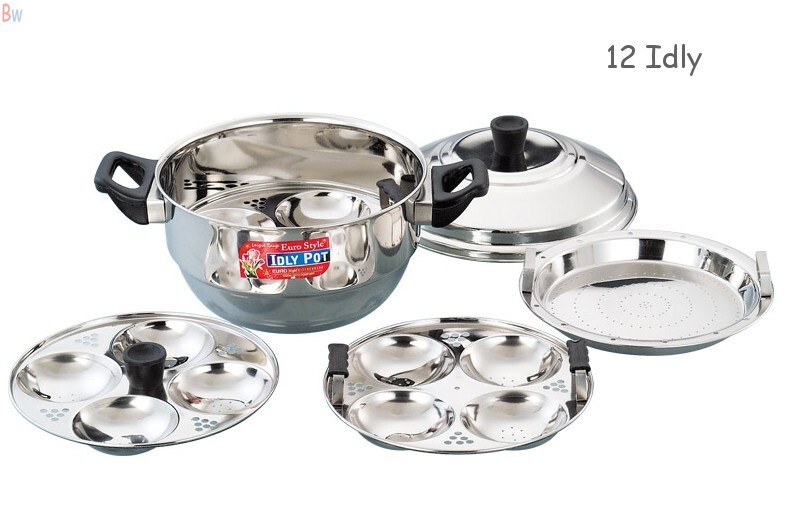 Compact Stainless steel 12 idli maker